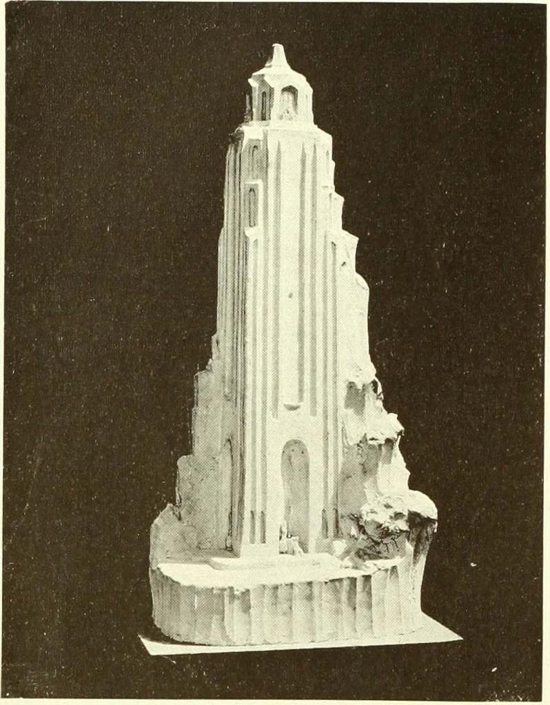 An illustration from Architect and engineer, 1905, leaf 63