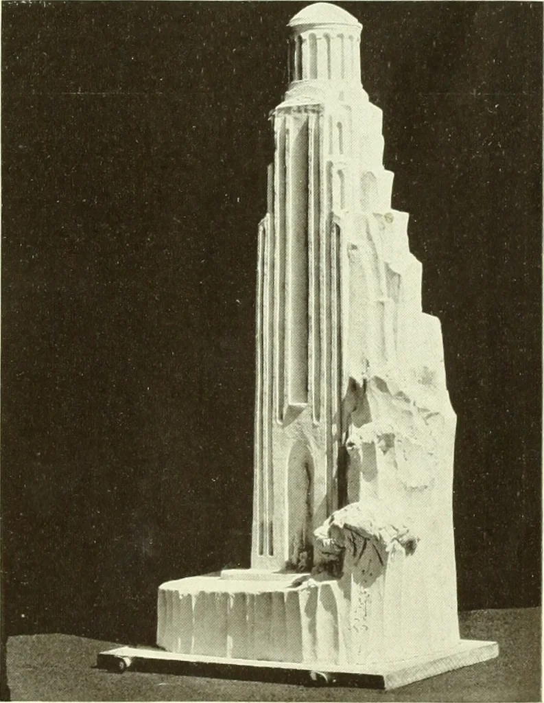 An illustration from Architect and engineer, 1905, leaf 64