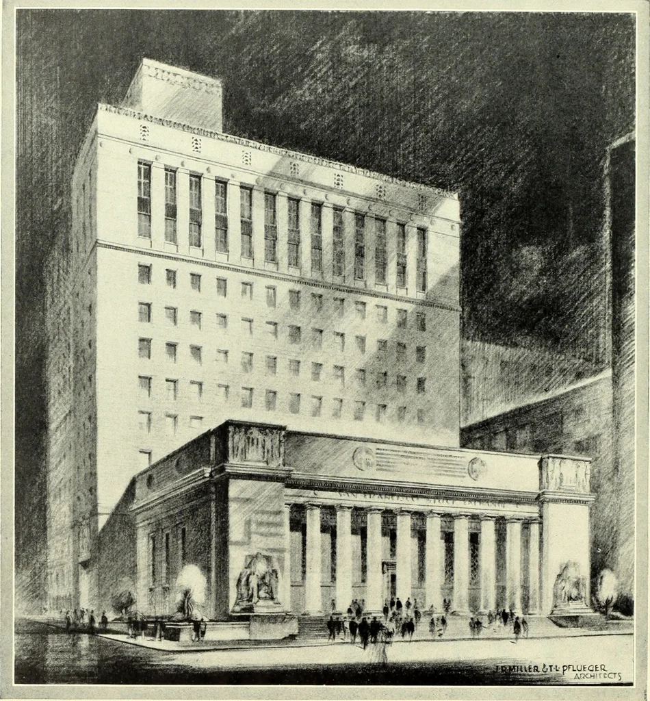 An illustration from Architect and engineer, 1905, leaf 653