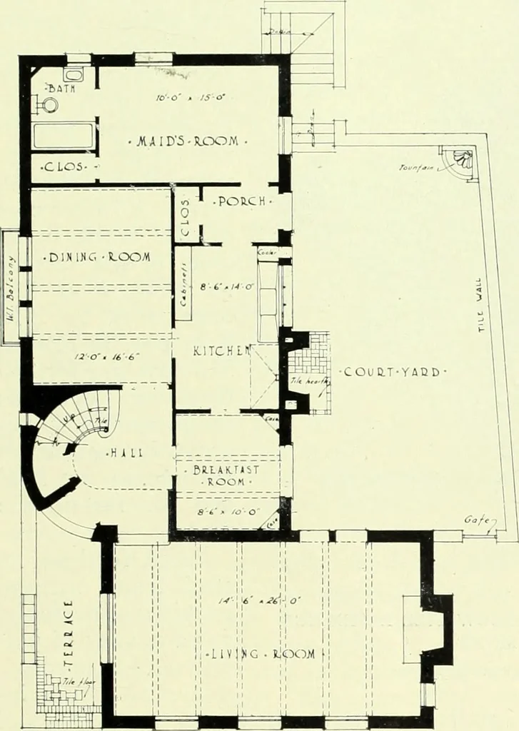 An illustration from Architect and engineer, 1905, leaf 80