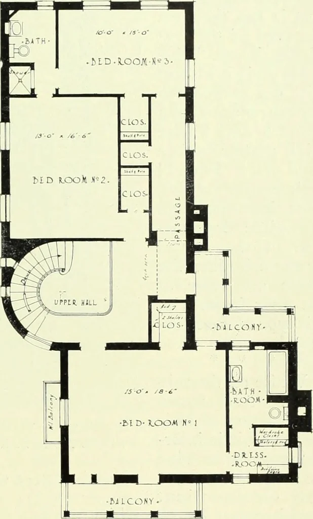 An illustration from Architect and engineer, 1905, leaf 80