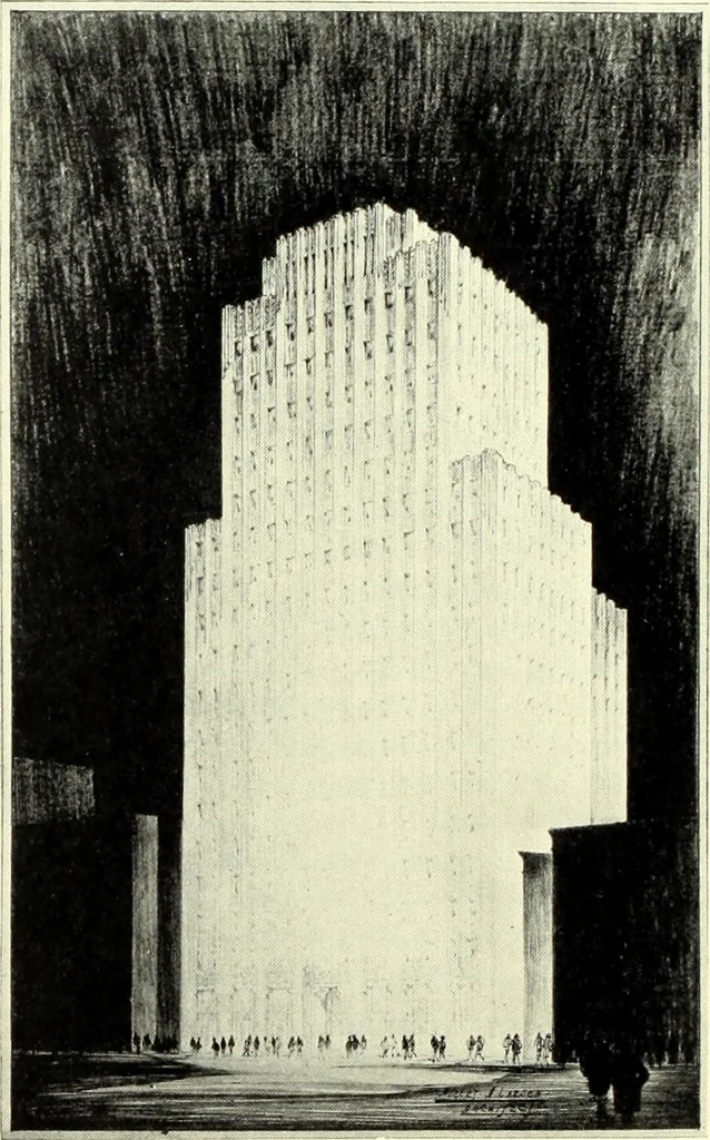 An illustration from Architect and engineer, 1905, leaf 95