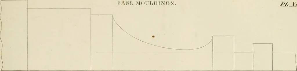 An illustration from The architect, or practical house carpenter : Illustrated by sixty-four engravings, which exhibit the orders of architecture, and other elements of the art, designed for the use of carpenters and builders, 1850, leaf 166