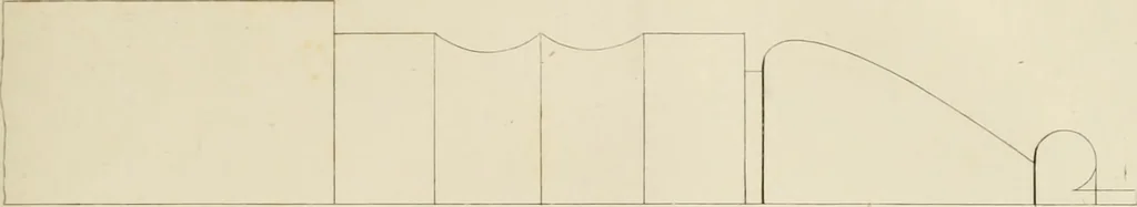 An illustration from The architect, or practical house carpenter : Illustrated by sixty-four engravings, which exhibit the orders of architecture, and other elements of the art, designed for the use of carpenters and builders, 1850, leaf 172