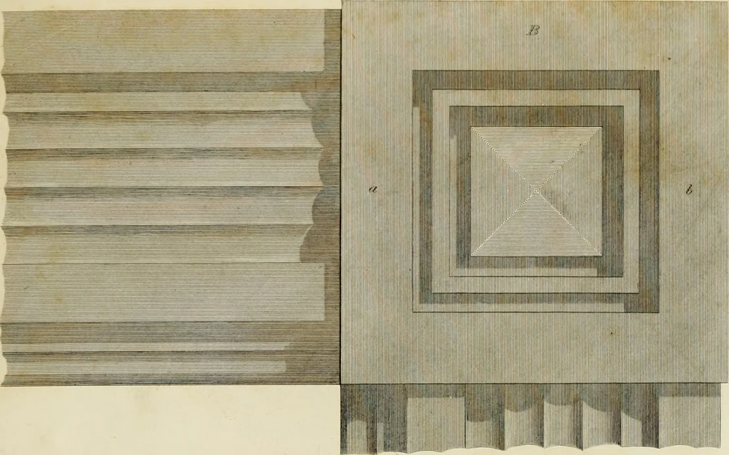 An illustration from The architect, or practical house carpenter : Illustrated by sixty-four engravings, which exhibit the orders of architecture, and other elements of the art, designed for the use of carpenters and builders, 1850, leaf 180