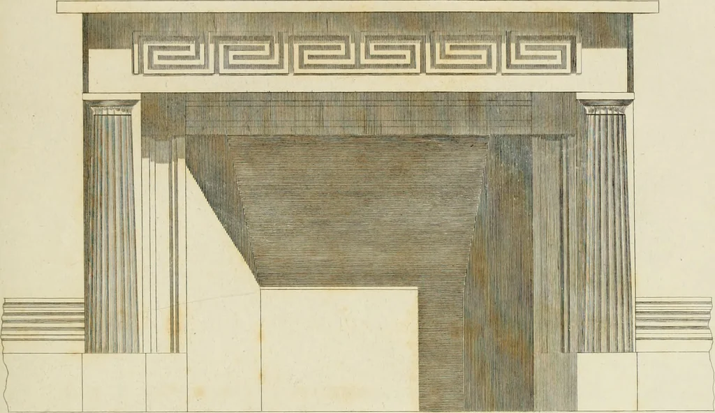 An illustration from The architect, or practical house carpenter : Illustrated by sixty-four engravings, which exhibit the orders of architecture, and other elements of the art, designed for the use of carpenters and builders, 1850, leaf 186