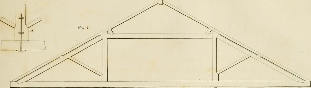 An illustration from The architect, or practical house carpenter : Illustrated by sixty-four engravings, which exhibit the orders of architecture, and other elements of the art, designed for the use of carpenters and builders, 1850, leaf 198