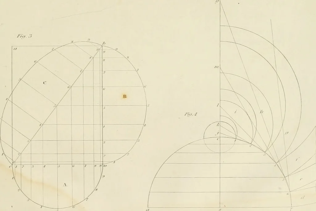 An illustration from The architect, or practical house carpenter : Illustrated by sixty-four engravings, which exhibit the orders of architecture, and other elements of the art, designed for the use of carpenters and builders, 1850, leaf 204