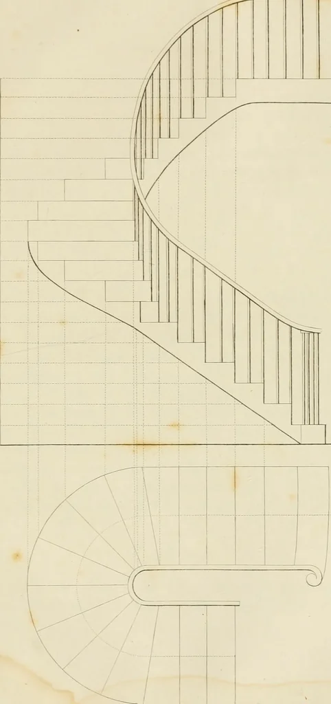 An illustration from The architect, or practical house carpenter : Illustrated by sixty-four engravings, which exhibit the orders of architecture, and other elements of the art, designed for the use of carpenters and builders, 1850, leaf 224