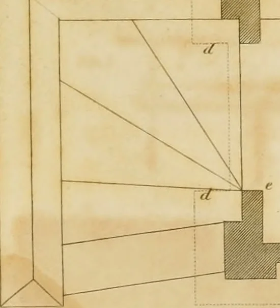 An illustration from The architect, or practical house carpenter : Illustrated by sixty-four engravings, which exhibit the orders of architecture, and other elements of the art, designed for the use of carpenters and builders, 1850, leaf 242