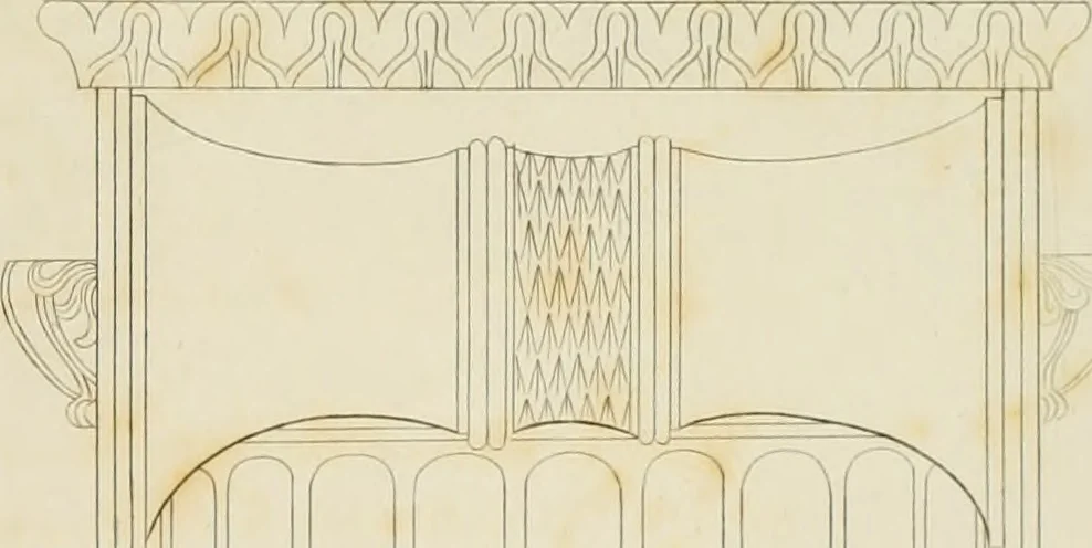 An illustration from The architect, or practical house carpenter : Illustrated by sixty-four engravings, which exhibit the orders of architecture, and other elements of the art, designed for the use of carpenters and builders, 1850, leaf 64