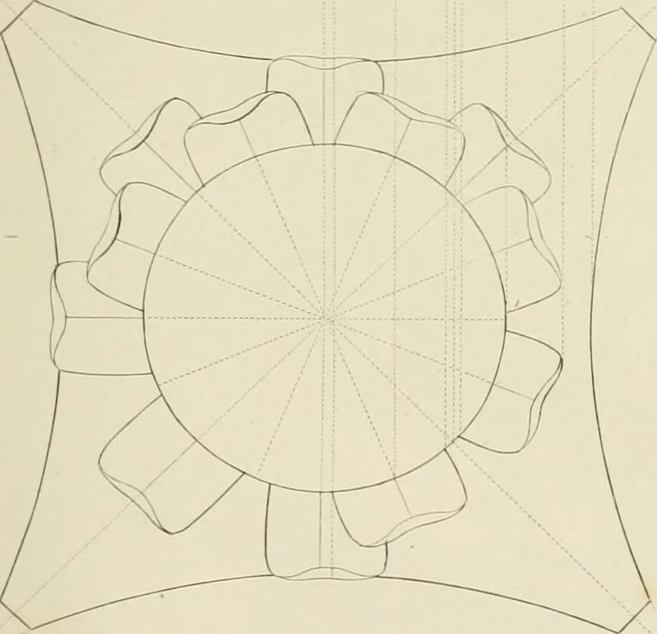 An illustration from The architect, or practical house carpenter : Illustrated by sixty-four engravings, which exhibit the orders of architecture, and other elements of the art, designed for the use of carpenters and builders, 1850, leaf 98