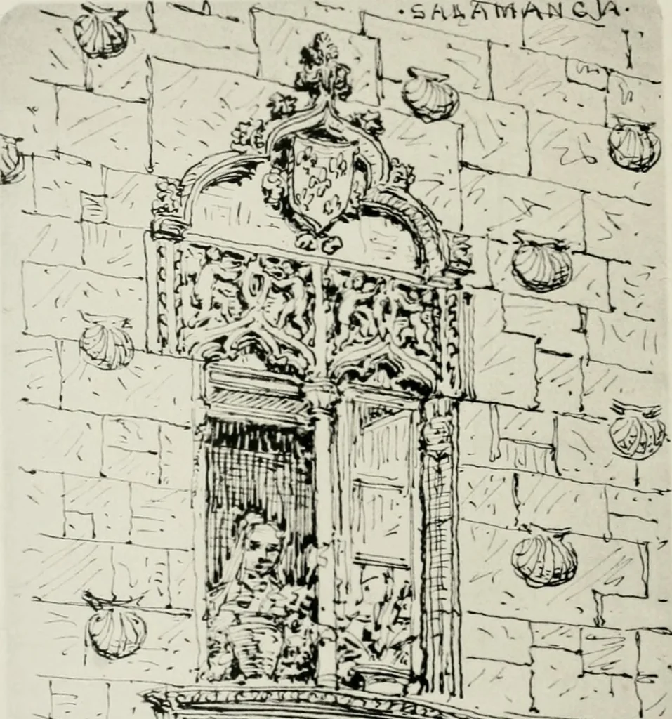 An illustration from An architect's note-book in Spain : principally illustrating the domestic architecture of that country, 1872, leaf 101