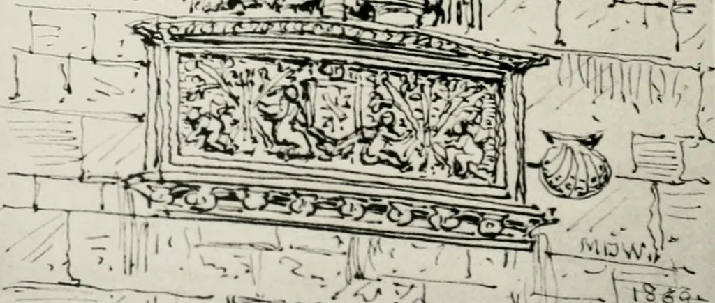 An illustration from An architect's note-book in Spain : principally illustrating the domestic architecture of that country, 1872, leaf 101