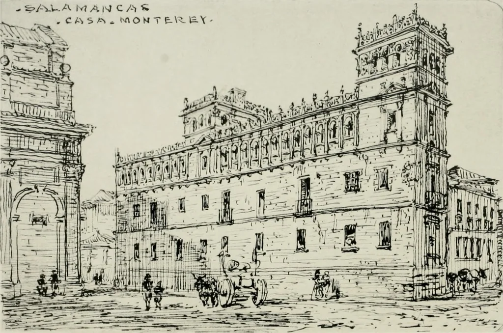 An illustration from An architect's note-book in Spain : principally illustrating the domestic architecture of that country, 1872, leaf 105