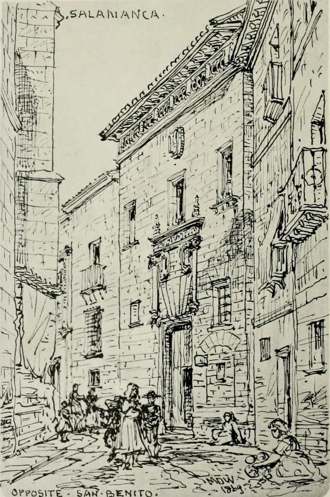 An illustration from An architect's note-book in Spain : principally illustrating the domestic architecture of that country, 1872, leaf 109