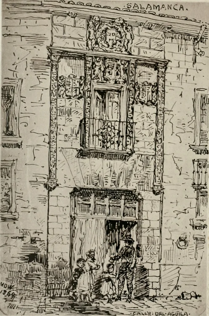 An illustration from An architect's note-book in Spain : principally illustrating the domestic architecture of that country, 1872, leaf 113