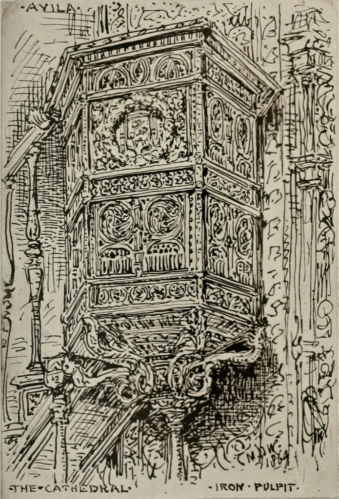 An illustration from An architect's note-book in Spain : principally illustrating the domestic architecture of that country, 1872, leaf 125