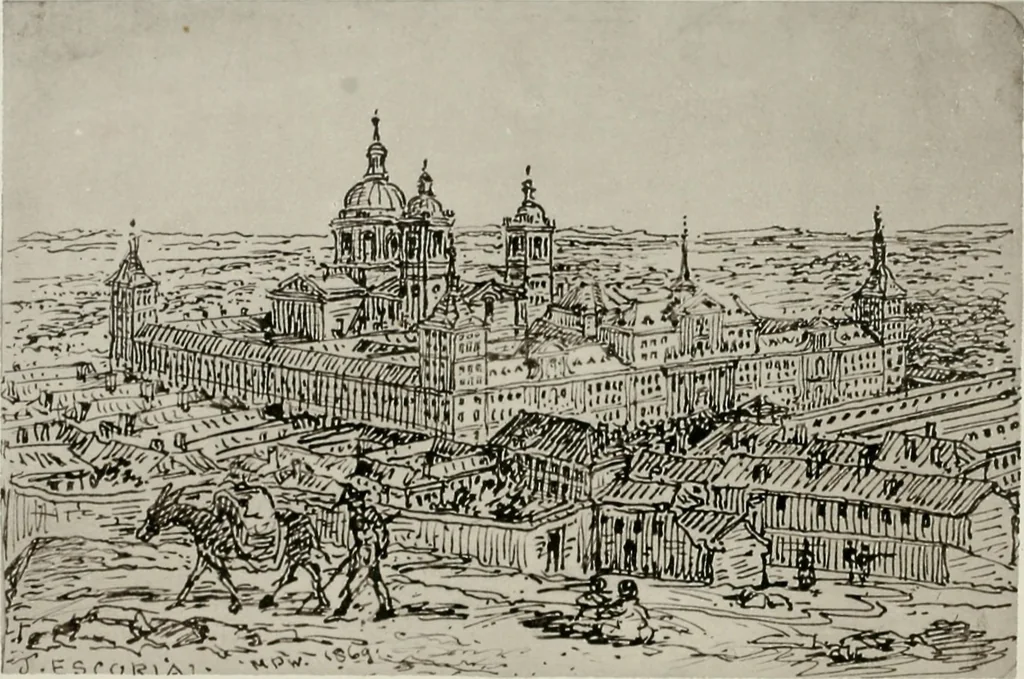 An illustration from An architect's note-book in Spain : principally illustrating the domestic architecture of that country, 1872, leaf 133