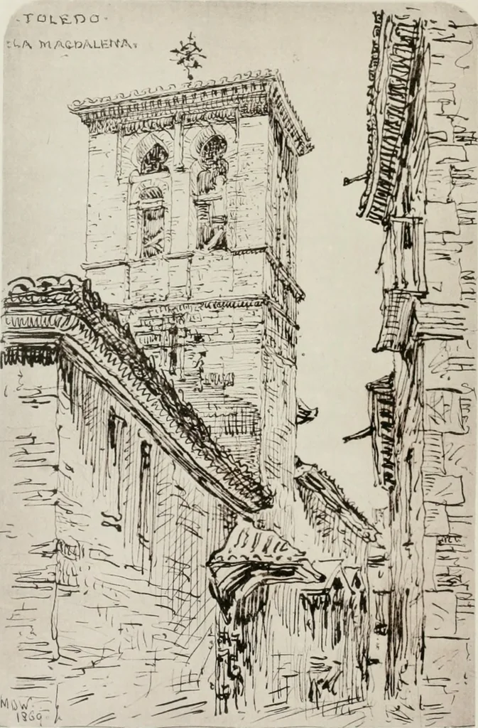 An illustration from An architect's note-book in Spain : principally illustrating the domestic architecture of that country, 1872, leaf 195