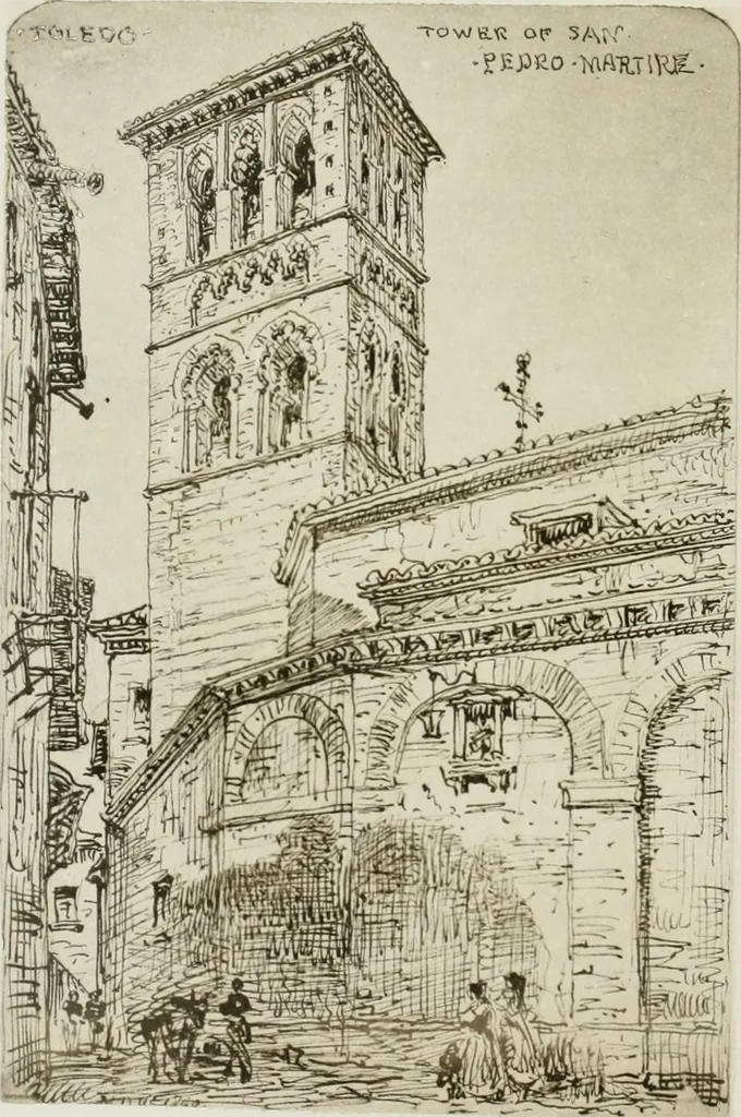 An illustration from An architect's note-book in Spain : principally illustrating the domestic architecture of that country, 1872, leaf 199