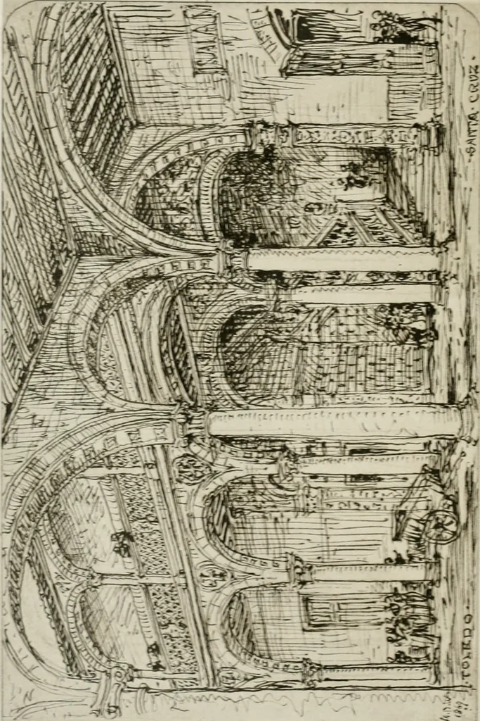 An illustration from An architect's note-book in Spain : principally illustrating the domestic architecture of that country, 1872, leaf 211