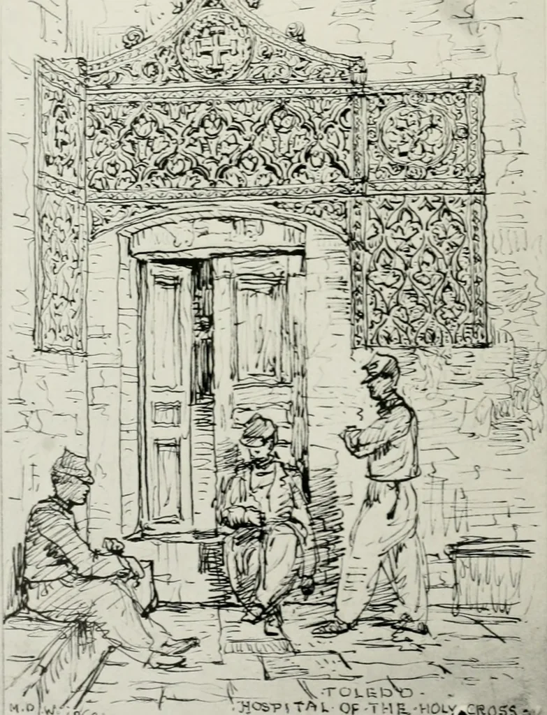 An illustration from An architect's note-book in Spain : principally illustrating the domestic architecture of that country, 1872, leaf 215