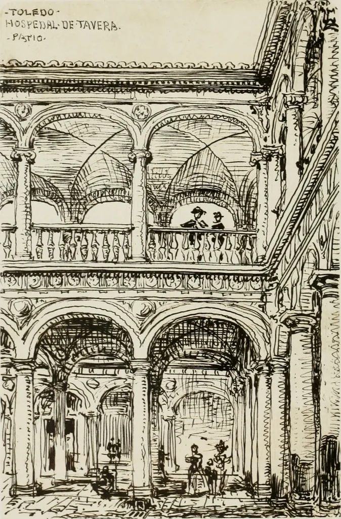 An illustration from An architect's note-book in Spain : principally illustrating the domestic architecture of that country, 1872, leaf 223