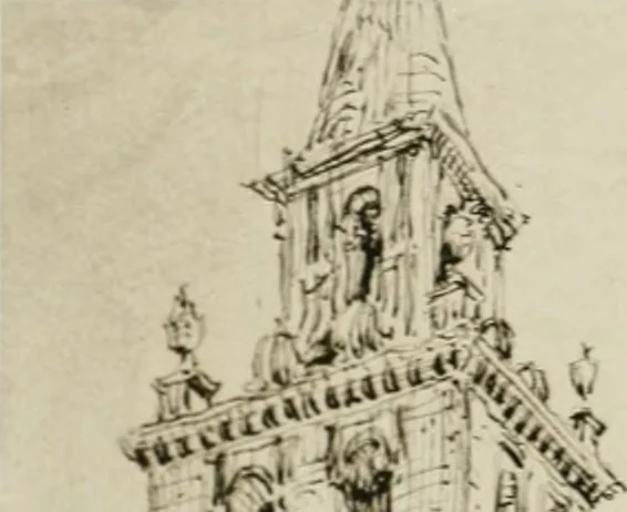 An illustration from An architect's note-book in Spain : principally illustrating the domestic architecture of that country, 1872, leaf 231