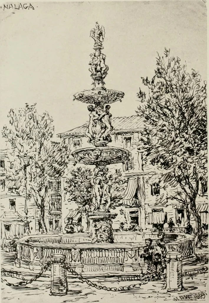 An illustration from An architect's note-book in Spain : principally illustrating the domestic architecture of that country, 1872, leaf 279
