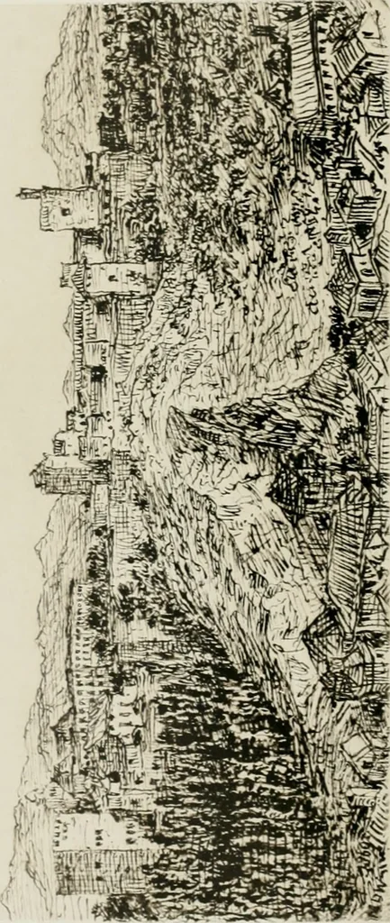 An illustration from An architect's note-book in Spain : principally illustrating the domestic architecture of that country, 1872, leaf 295