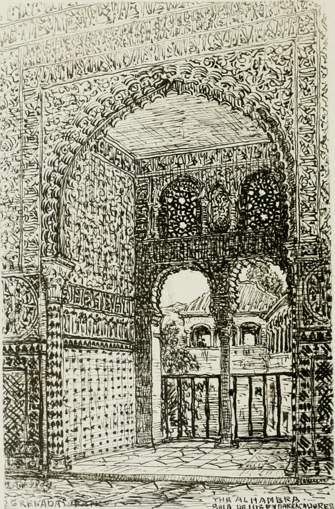An illustration from An architect's note-book in Spain : principally illustrating the domestic architecture of that country, 1872, leaf 313