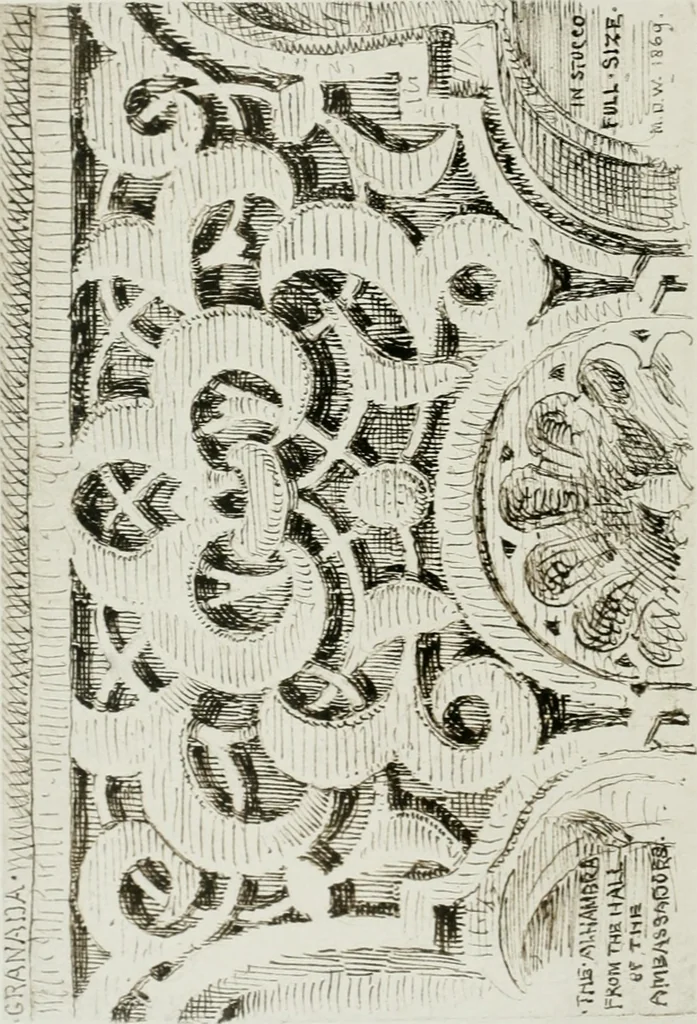 An illustration from An architect's note-book in Spain : principally illustrating the domestic architecture of that country, 1872, leaf 319