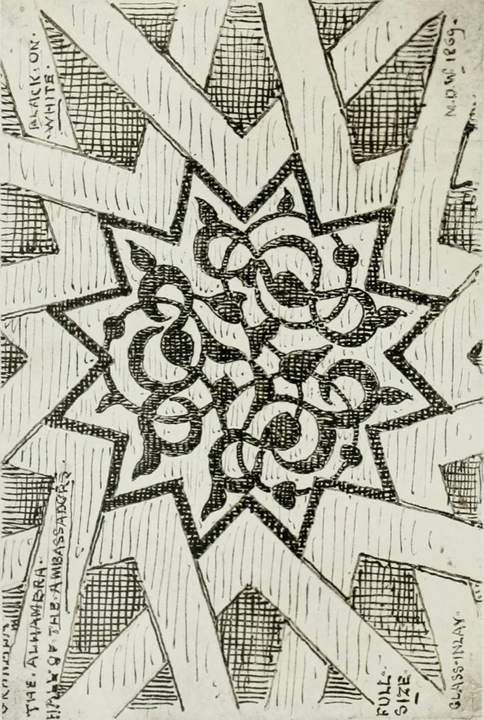 An illustration from An architect's note-book in Spain : principally illustrating the domestic architecture of that country, 1872, leaf 325