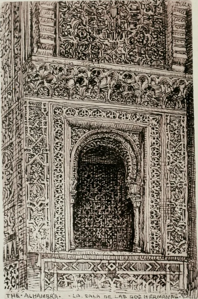 An illustration from An architect's note-book in Spain : principally illustrating the domestic architecture of that country, 1872, leaf 335