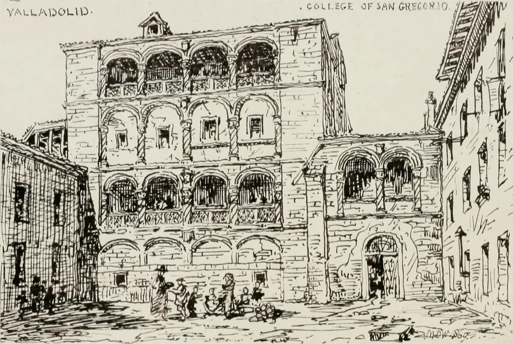 An illustration from An architect's note-book in Spain : principally illustrating the domestic architecture of that country, 1872, leaf 35