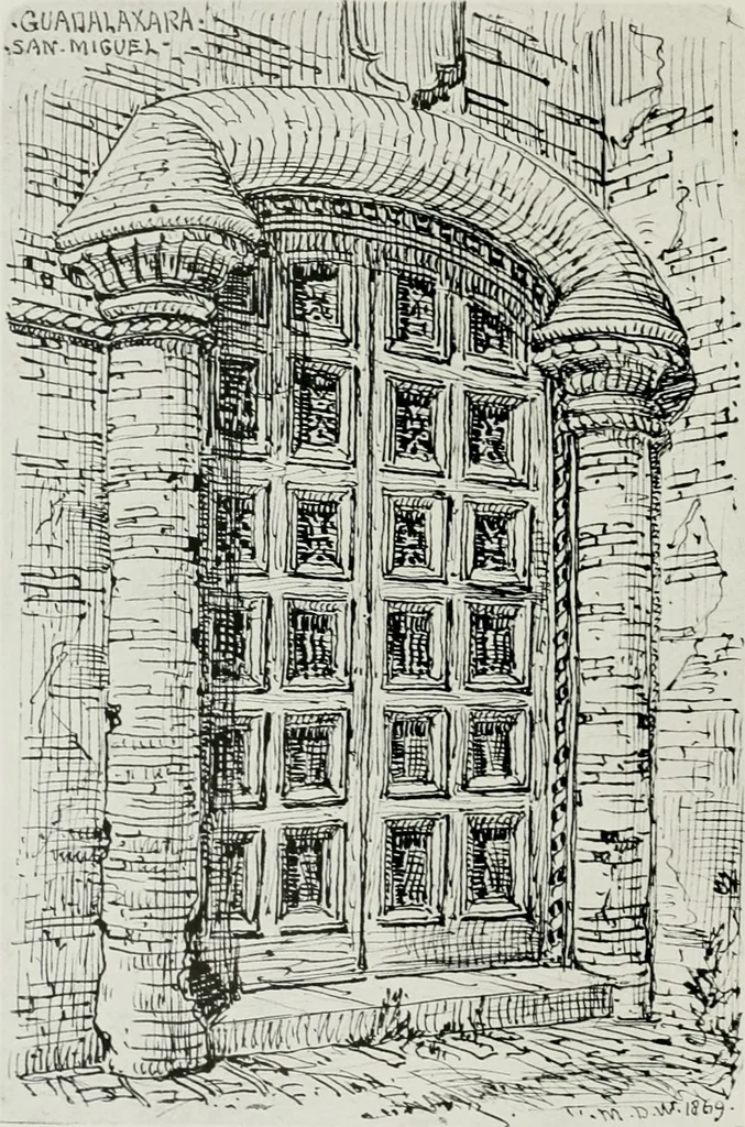 An illustration from An architect's note-book in Spain : principally illustrating the domestic architecture of that country, 1872, leaf 363