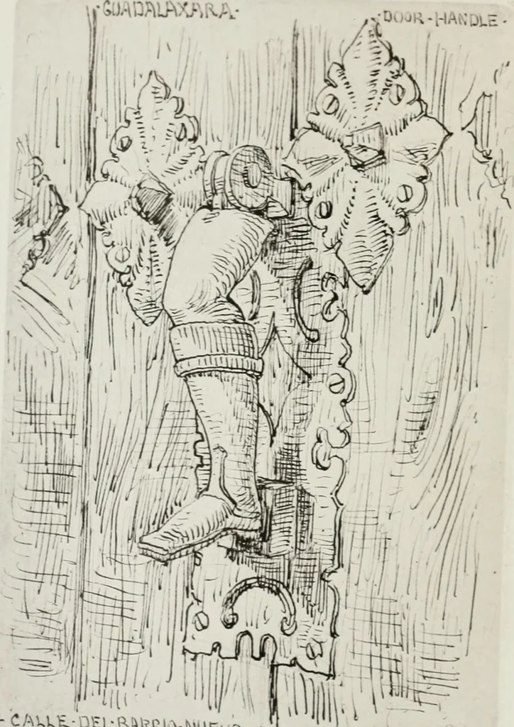 An illustration from An architect's note-book in Spain : principally illustrating the domestic architecture of that country, 1872, leaf 371