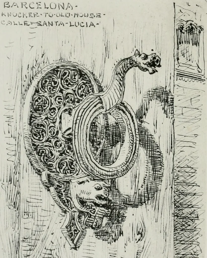An illustration from An architect's note-book in Spain : principally illustrating the domestic architecture of that country, 1872, leaf 429