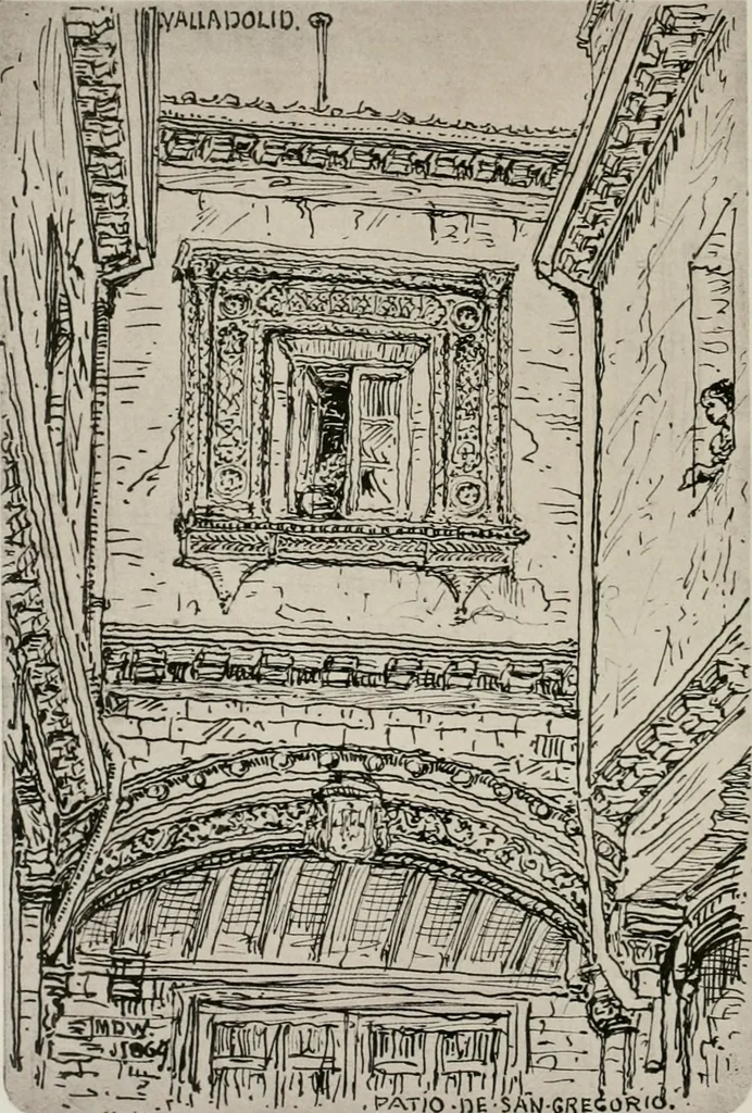 An illustration from An architect's note-book in Spain : principally illustrating the domestic architecture of that country, 1872, leaf 43