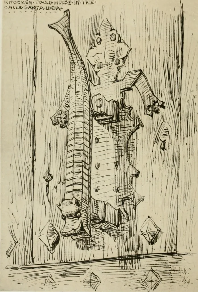 An illustration from An architect's note-book in Spain : principally illustrating the domestic architecture of that country, 1872, leaf 433