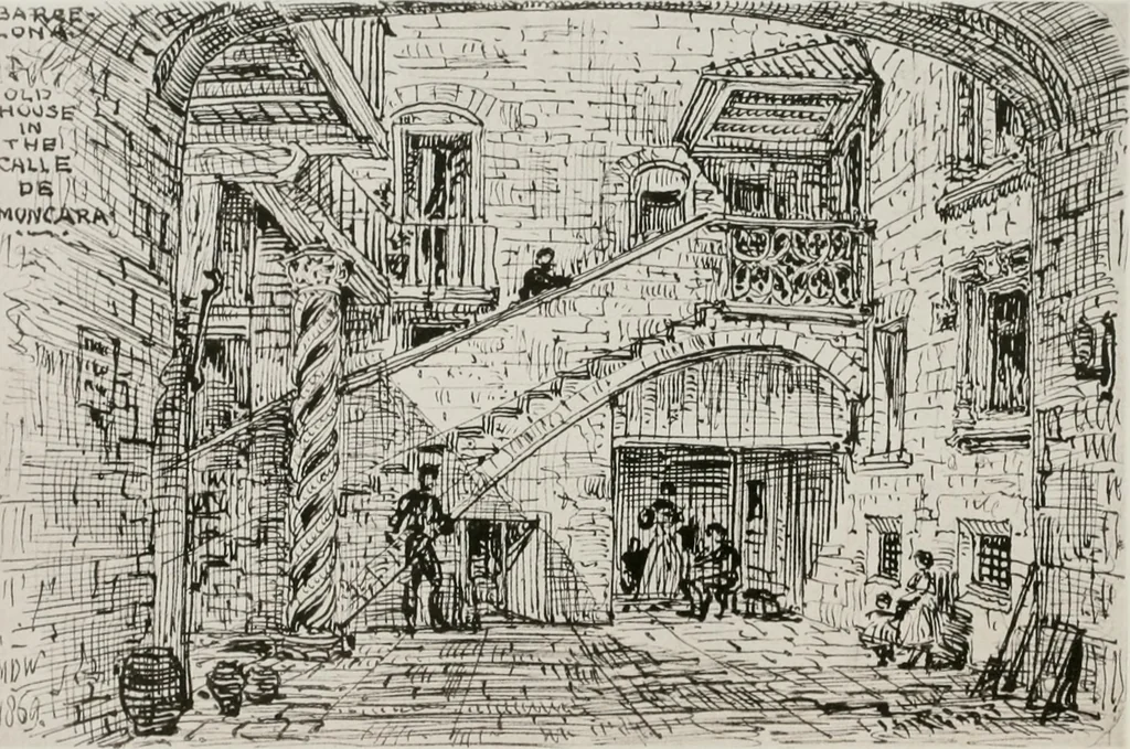 An illustration from An architect's note-book in Spain : principally illustrating the domestic architecture of that country, 1872, leaf 439