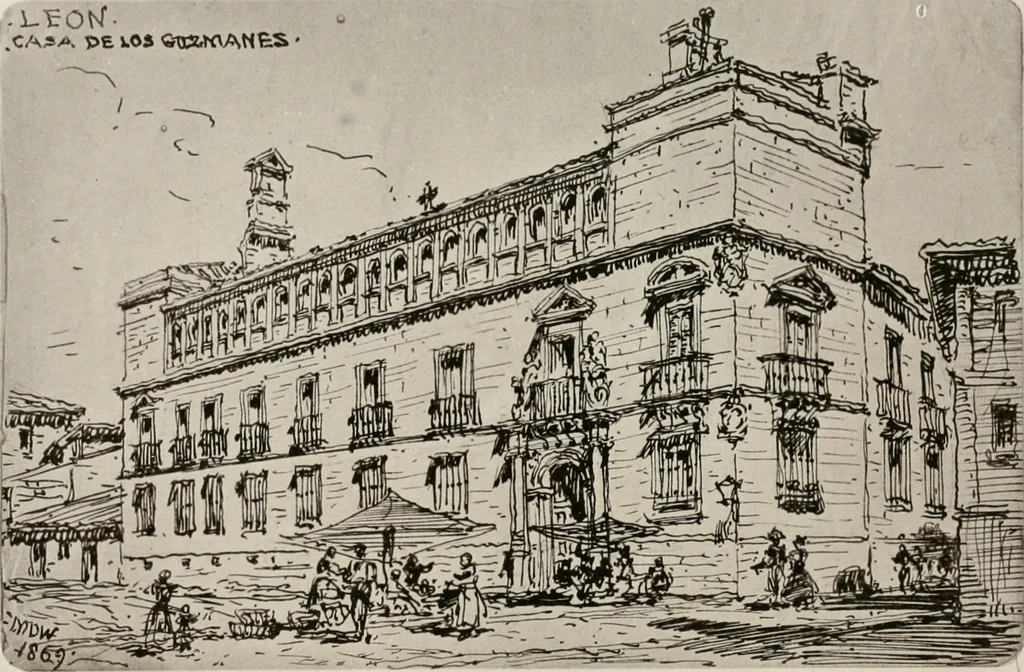 An illustration from An architect's note-book in Spain : principally illustrating the domestic architecture of that country, 1872, leaf 67