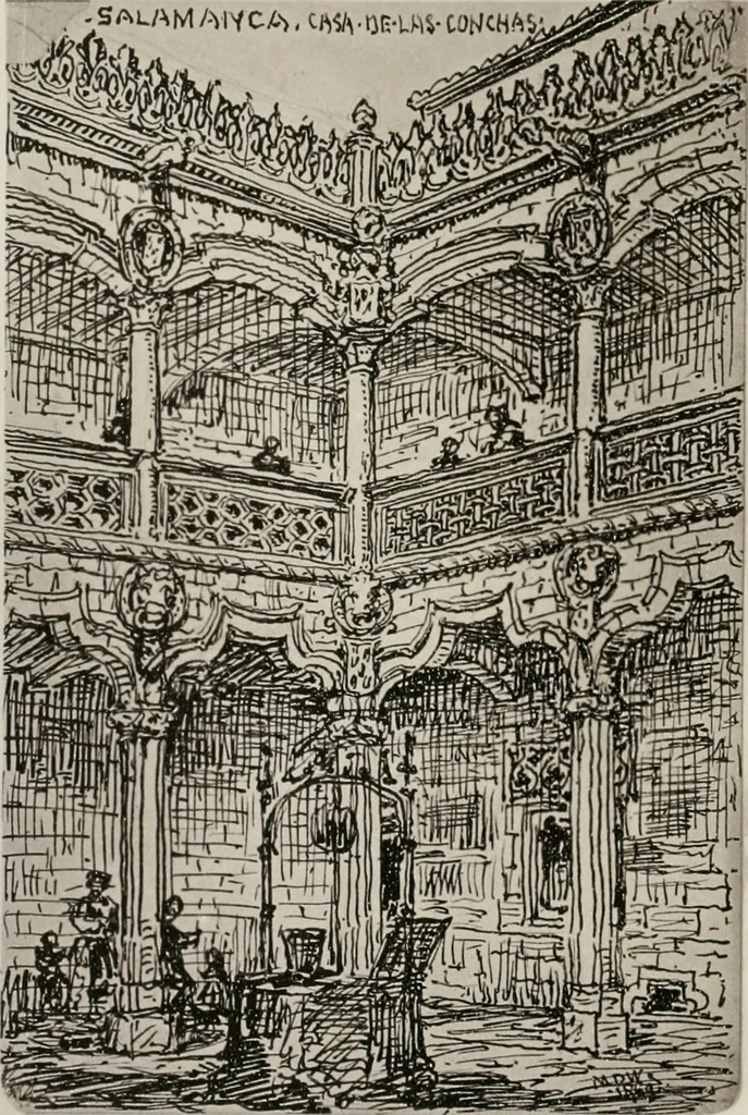An illustration from An architect's note-book in Spain : principally illustrating the domestic architecture of that country, 1872, leaf 85