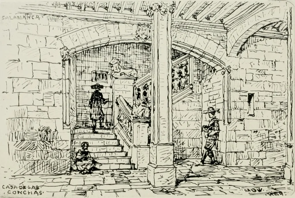 An illustration from An architect's note-book in Spain : principally illustrating the domestic architecture of that country, 1872, leaf 89
