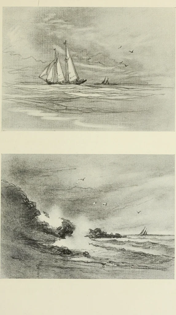 An illustration from An architect's sketch book, 1912, leaf 192
