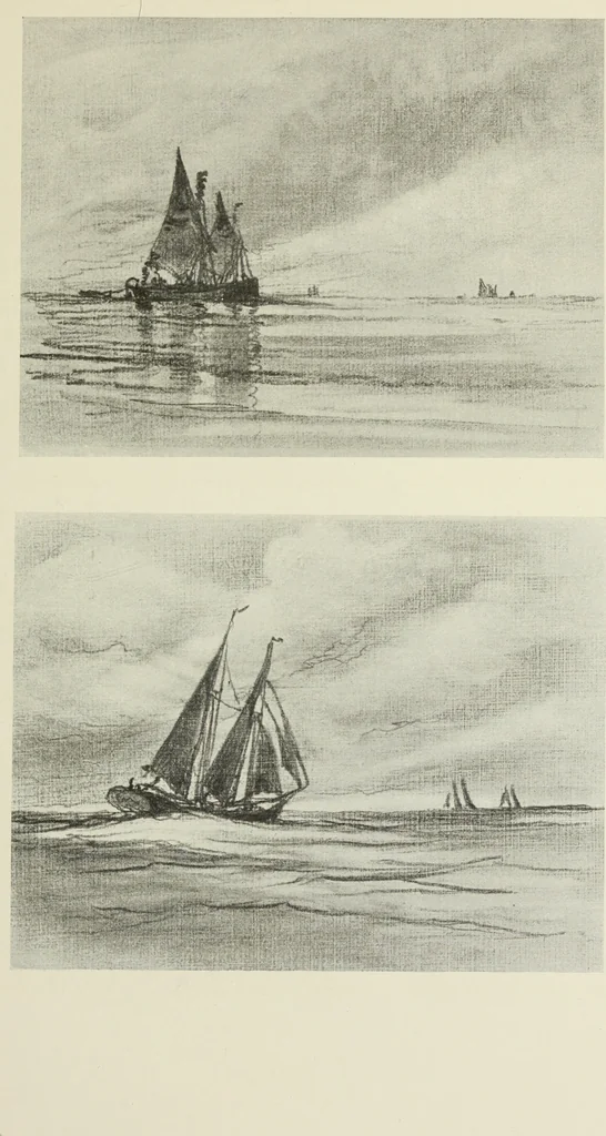 An illustration from An architect's sketch book, 1912, leaf 196