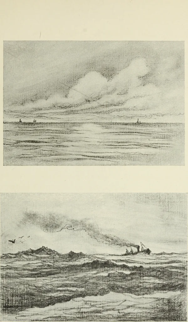 An illustration from An architect's sketch book, 1912, leaf 208