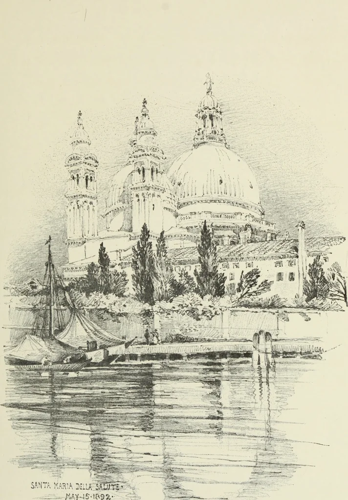 An illustration from An architect's sketch book, 1912, leaf 30