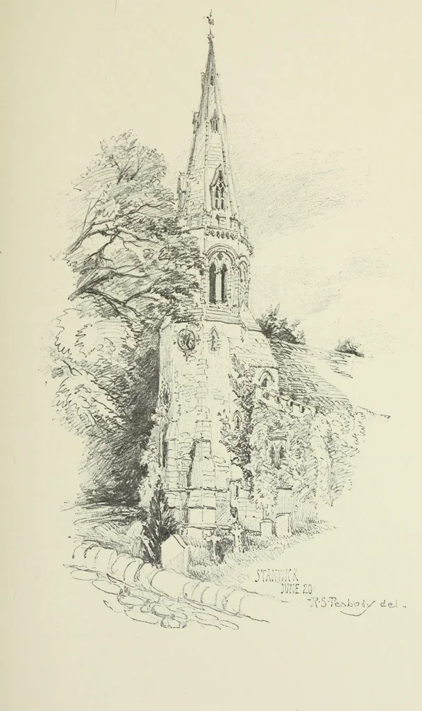 An illustration from An architect's sketch book, 1912, leaf 66